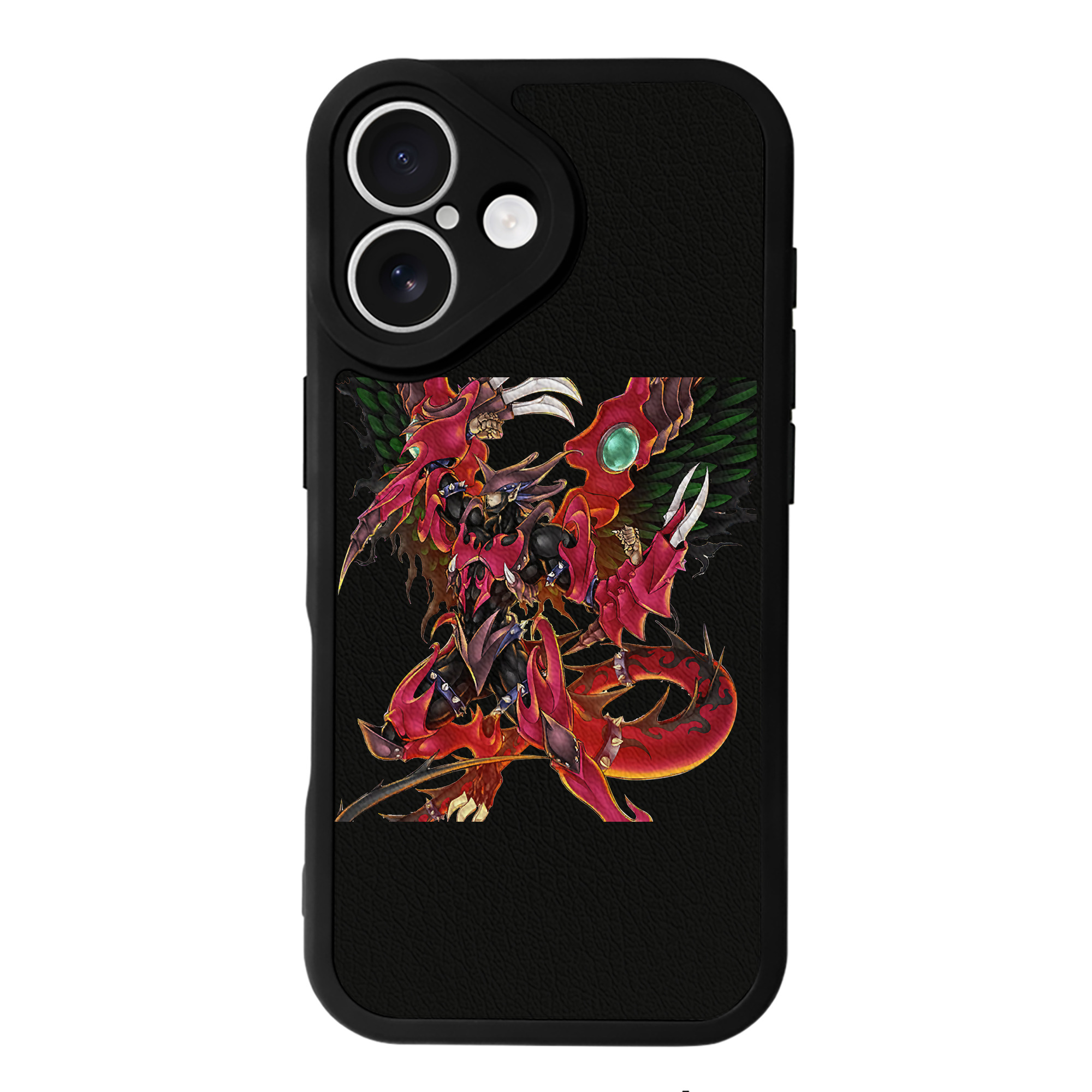 （画像用） 遊☆戯☆王 Yu-Gi-Oh! 【iPhone 16シリーズ対応】シリコンスマホケース（レザー調） 材質：シリコン